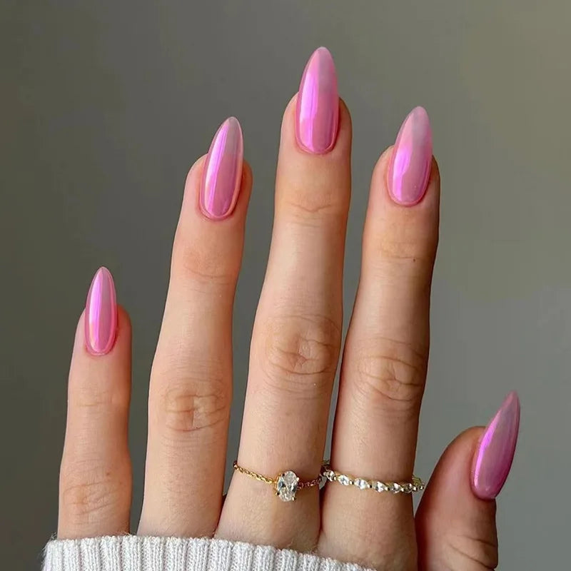 Simple French Wearable False Nails