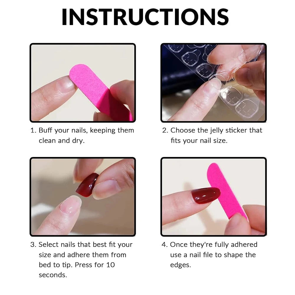 Elevate Your Style Medium Square Press On Nails